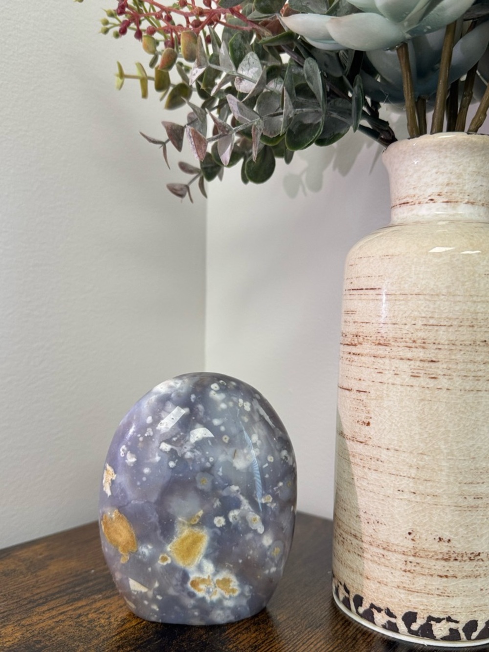 Polished Orbicular Jasper Freeform